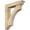 Ekena Millwork Westlake Traditional Rough Sawn Bracket w/ Offset Brace, Douglas Fir, 6"W x 26"D x 30"H BKT0604X26X30WTL01RDF - alternate 1
